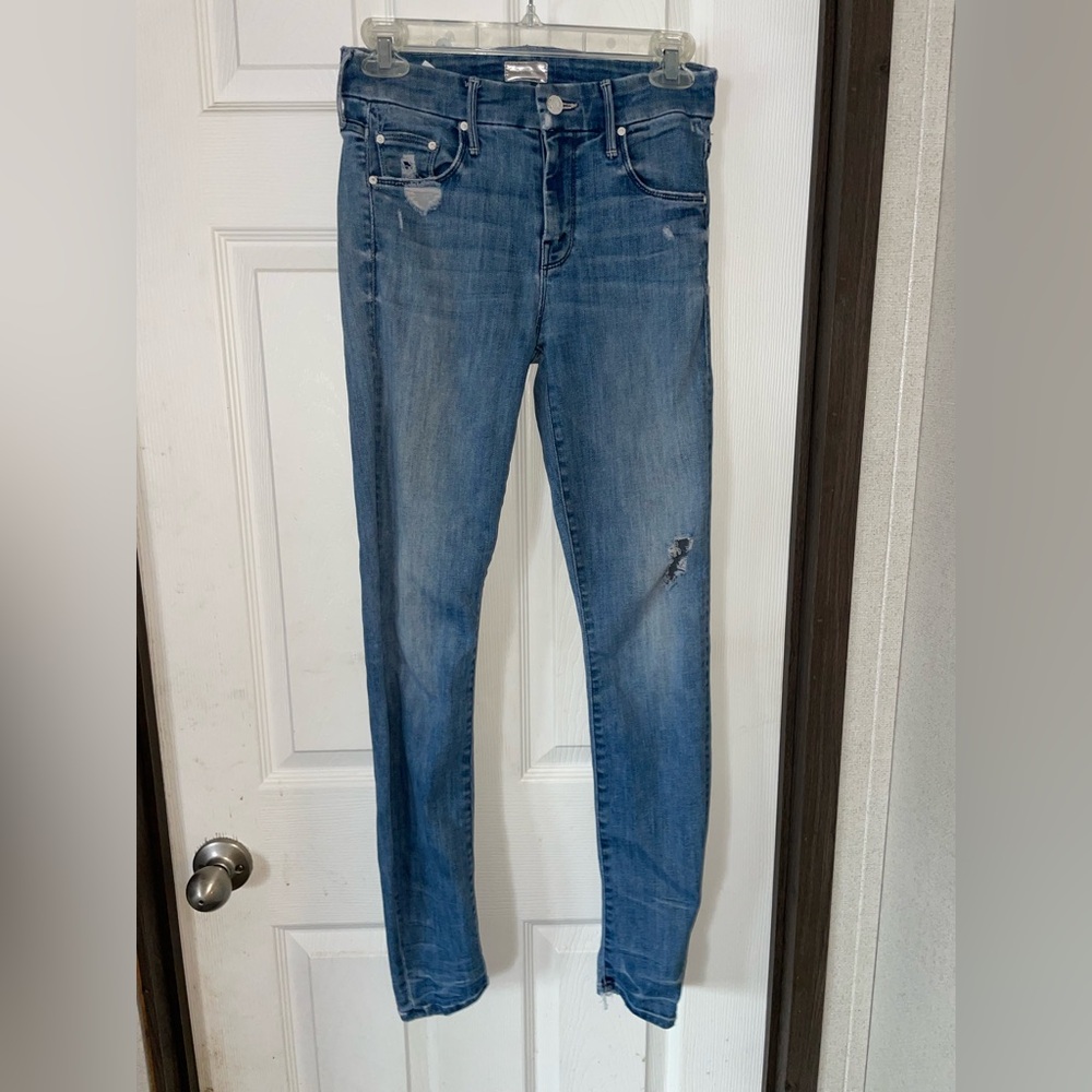 MOTHER Women's Skinny Jeans - Blue